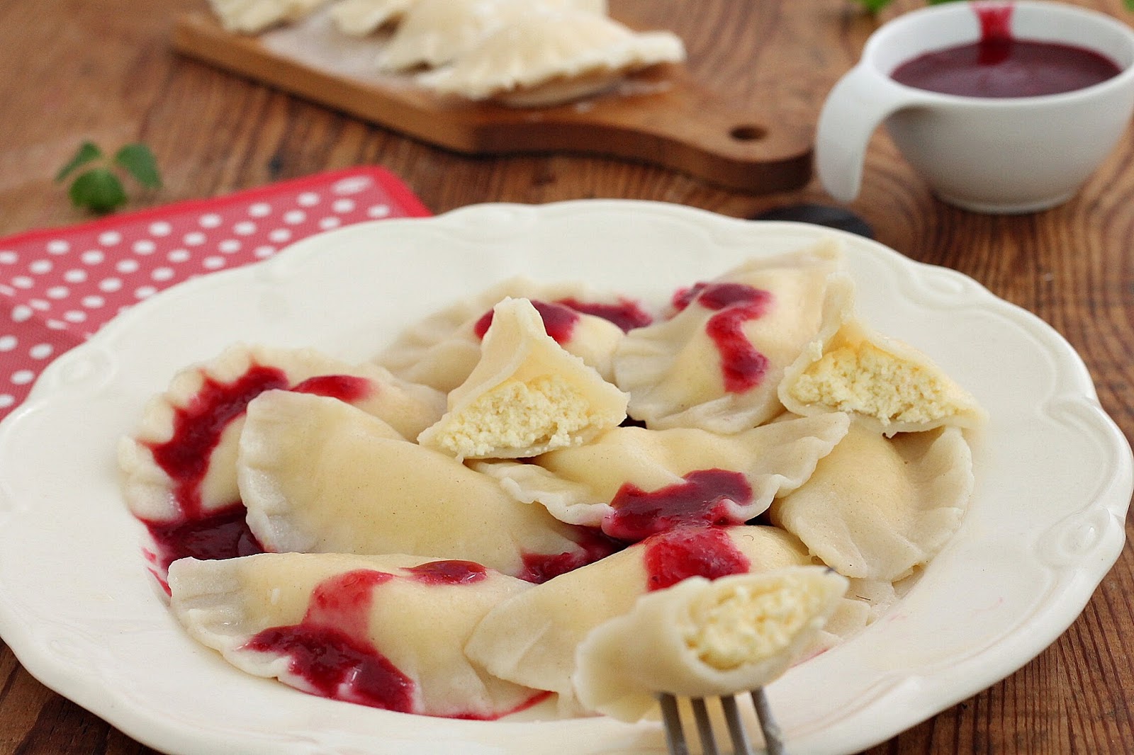 Вареники с разными начинками